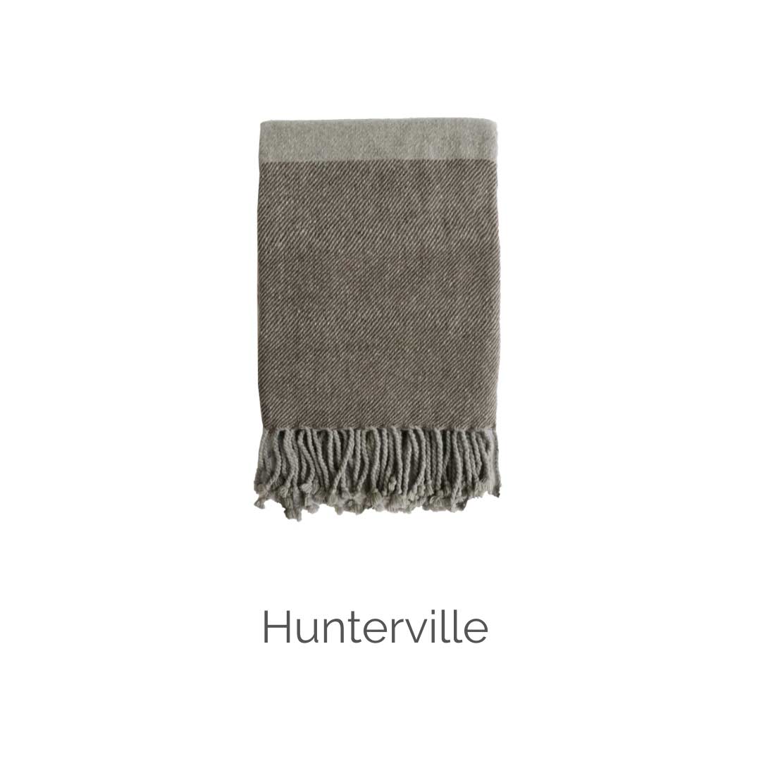 Hunterville wool throw Mulberi